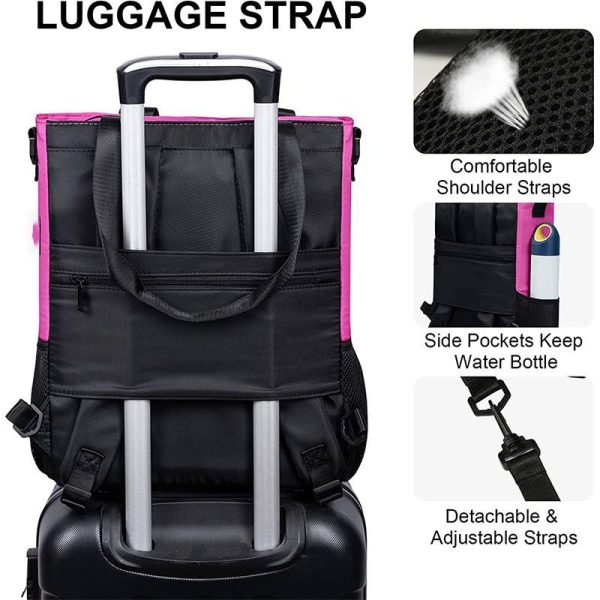 Convertible Women Laptop Water Resistant Casual Backpack