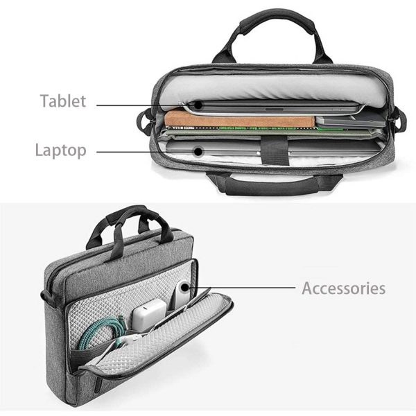 13 Inch Multi Functional Oxford Laptop Briefcase
