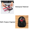 PVC Waterproof Clear Double Zipper Cosmetic Bag