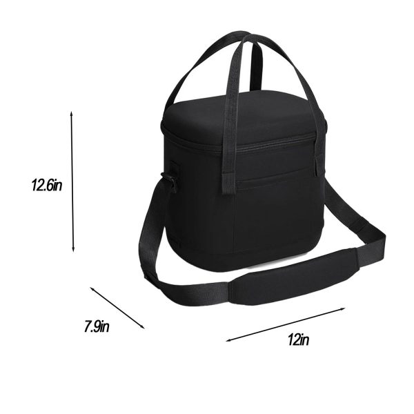 9L Oxford Insulated Cooler Crossbody Handbag