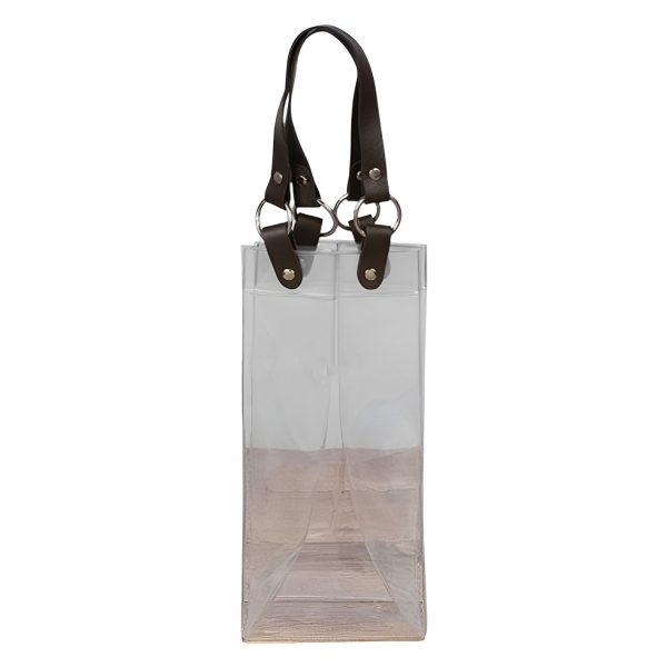 Clear PVC Wine Gift Bag w/ Handle