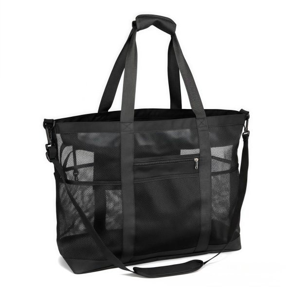 45L Large Capacity Nylon Mesh Beach Tote Bag