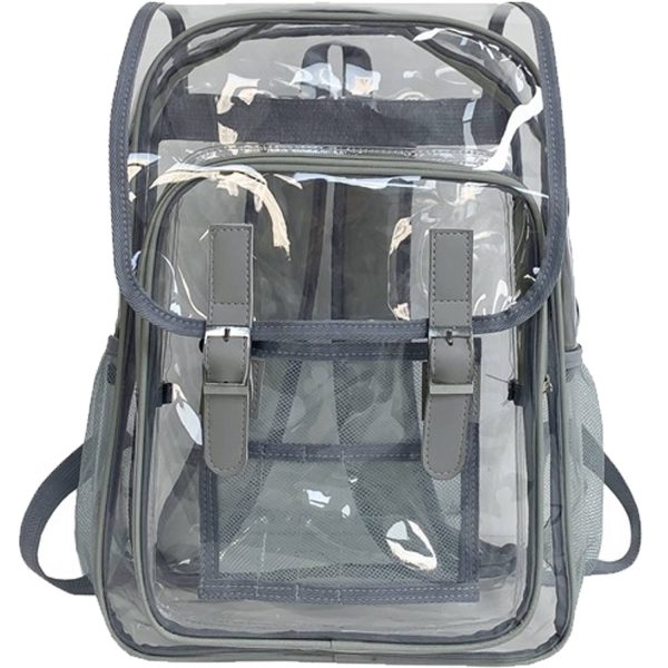 Waterproof PVC Clear Flip Top Backpack