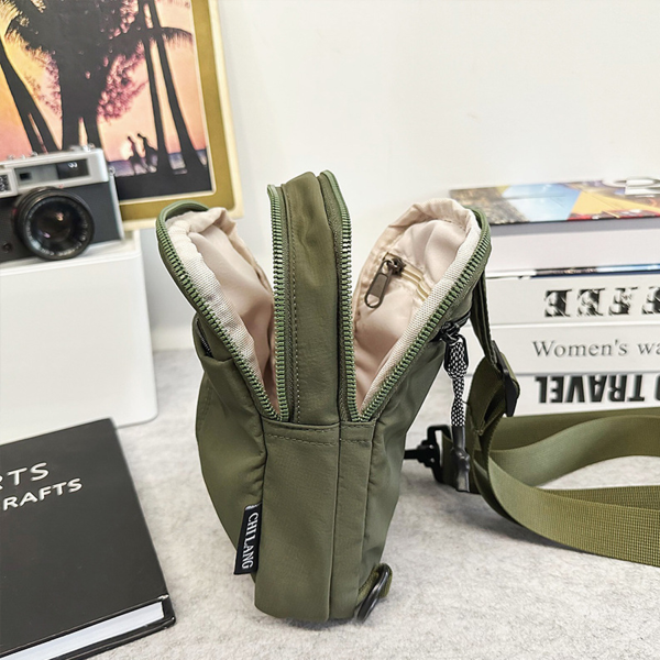 Water-Resistant Nylon Casual Chest Bag