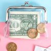 Waterproof Clear PVC Coin Purse w/ Lock Design