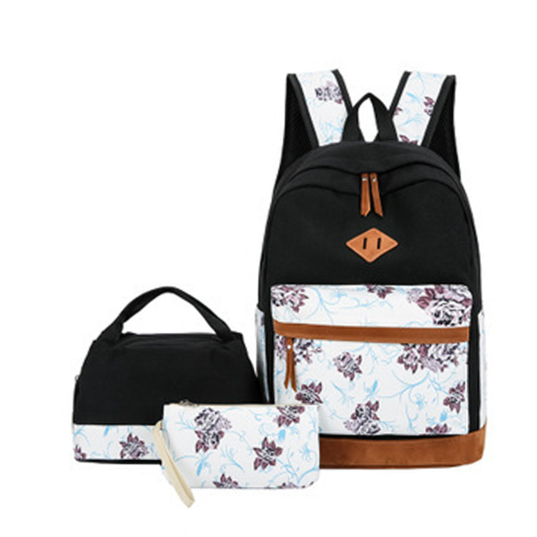 Oxford Waterproof Printed Backpack Set