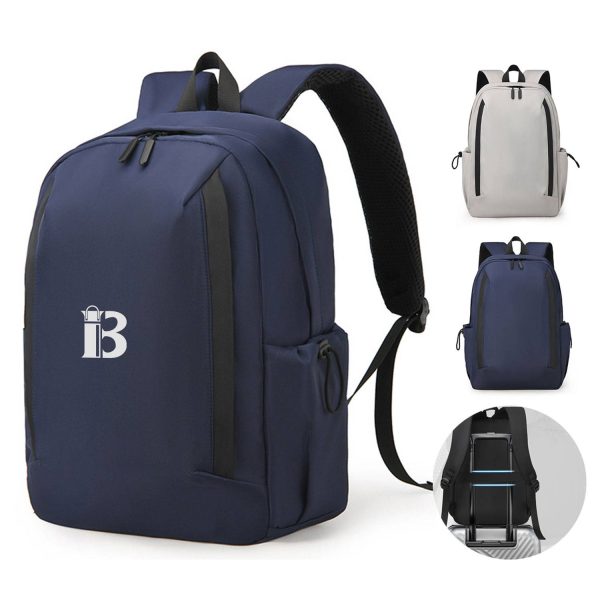 Water-Resistant Nylon Business Backpack