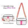 Zippered Neoprene Crossbody Bag w/ Adjustable Strap