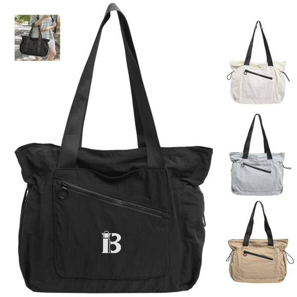 Large Capacity Nylon Shoulder Tote Bag