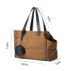 Large Capacity Nylon Pet Carrier Tote Bag w/ Coin Purse