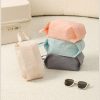 Portable Travel Underwear Cosmetic Organizer Bag w/ Handle