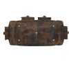 50L Large Capacity Genuine Leather Travel Duffle Bag