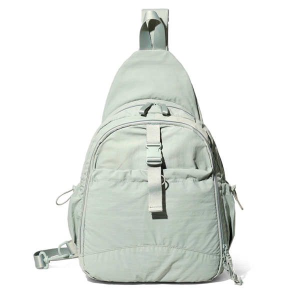 Large Capacity Nylon Crossbody Sling Bag w/ Pockets