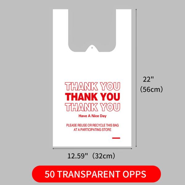 Portable Plastic Shopping Bags with Custom Logo