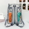 Waterproof PVC Clear Flip Top Backpack