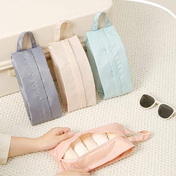 Portable Travel Underwear Cosmetic Organizer Bag w/ Handle