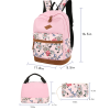 Oxford Waterproof Printed Backpack Set