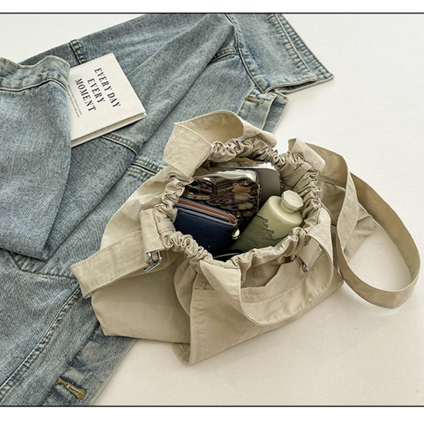 Large Capacity Nylon Shoulder Tote Bag