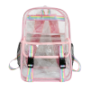 Large Capacity Clear PVC Backpack w/ USB Port