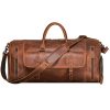 35L Genuine Leather Travel Duffle Bag