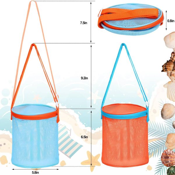 Kids Nylon Mesh Beach Toy Storage Bag