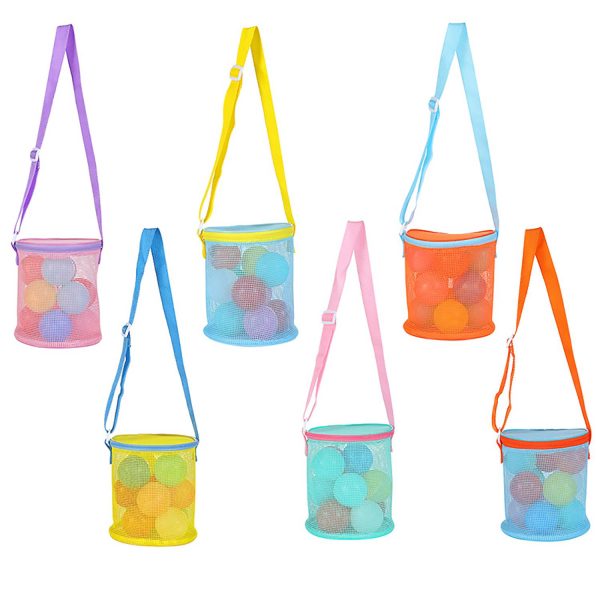Kids Nylon Mesh Beach Toy Storage Bag