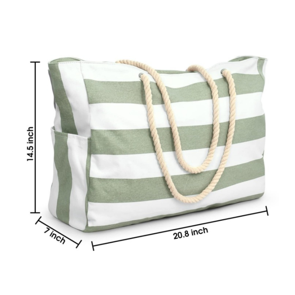 Large Capacity Canvas Travel Tote Bag
