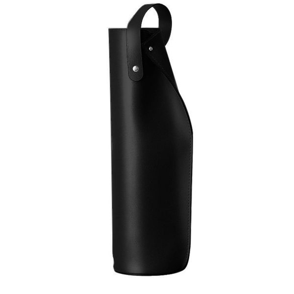 Reusable PU Leather Wine Carrier Tote Bag