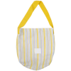 Large Capacity Polyester Striped Tote Bag