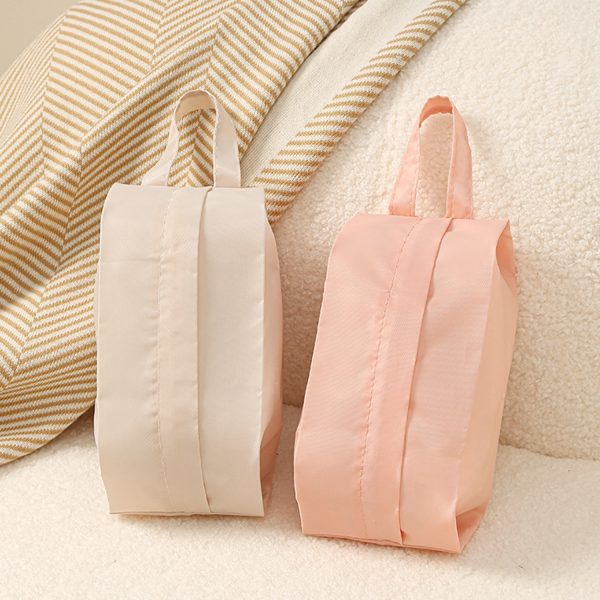 Portable Travel Underwear Cosmetic Organizer Bag w/ Handle