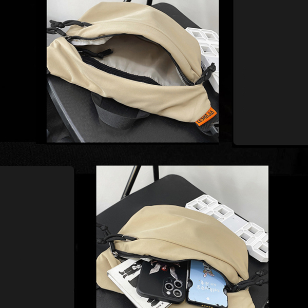 Unisex Adjustable Nylon Sport Crossbody Bag
