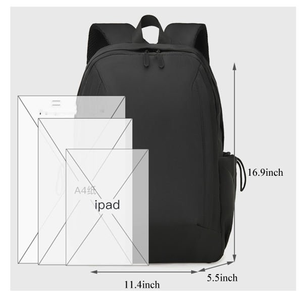 Water-Resistant Nylon Business Backpack
