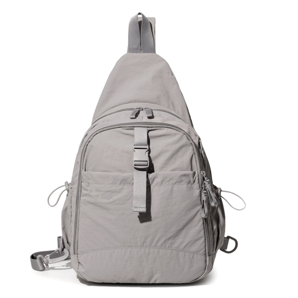 Large Capacity Nylon Crossbody Sling Bag w/ Pockets