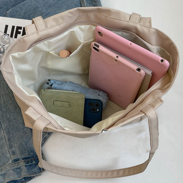 Large Capacity Nylon Casual Shoulder Tote Bag