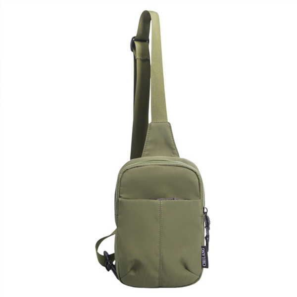 Water-Resistant Nylon Casual Chest Bag