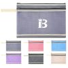 Letter Size Zipper Nylon Mesh File Pouch