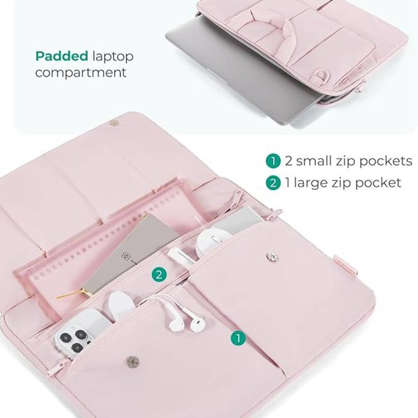 15 Inch Water Resistant Nylon Laptop Shoulder Bag