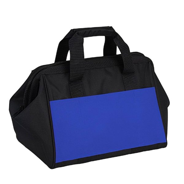 Two Tone Polyester Multi Function Tool Bag w/ Handle