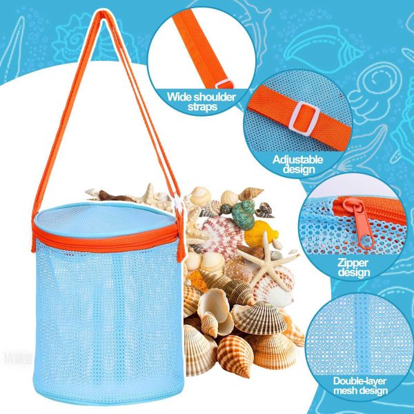 Kids Nylon Mesh Beach Toy Storage Bag