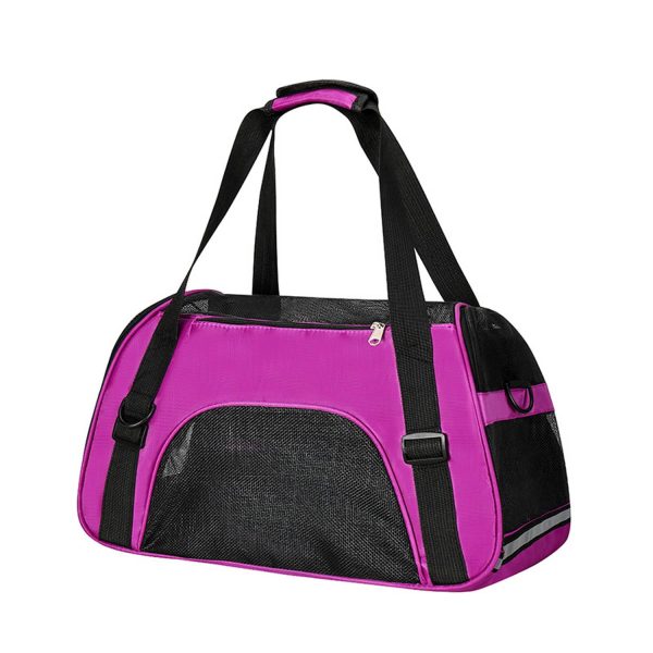 Pet Travel Carrier Bag w/ Adjustable Strap