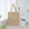 Paper Rope Woven Crochet Beach Tote Bag