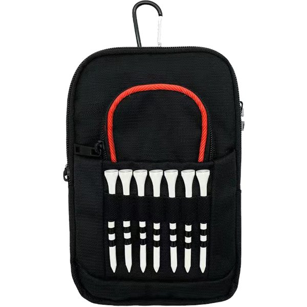 Multi Functional Nylon Golf Accessory Pouch w/ Carabiner