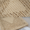Paper Rope Woven Crochet Beach Tote Bag