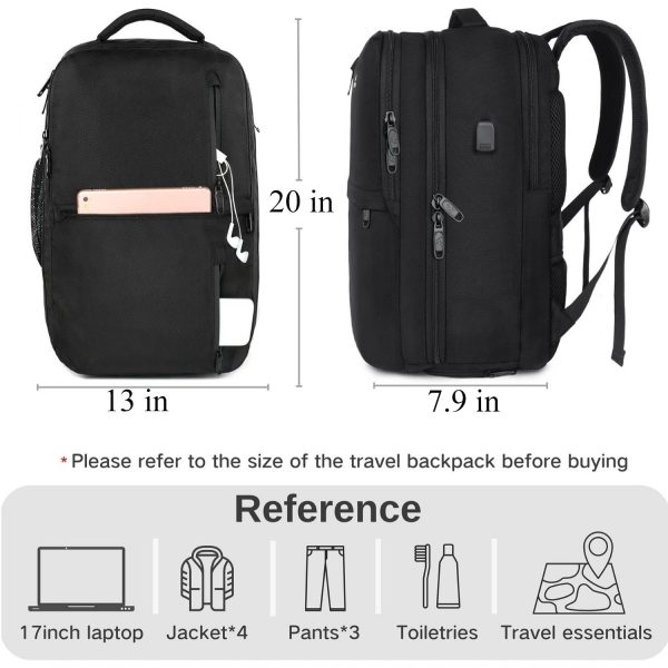17 Inch Large Capacity Oxford Travel Laptop Backpack