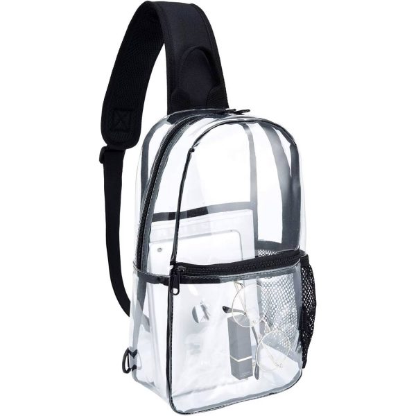 Waterproof Clear PVC Single Shoulder Backpack