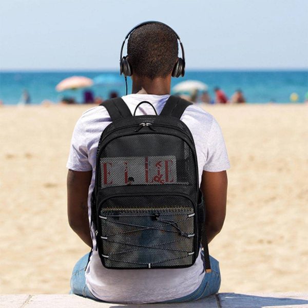 Breathable Mesh Beach Backpack