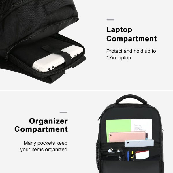 17 Inch Large Capacity Oxford Travel Laptop Backpack