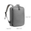 35L Polyester Waterproof Business Backpack w/ USB Port