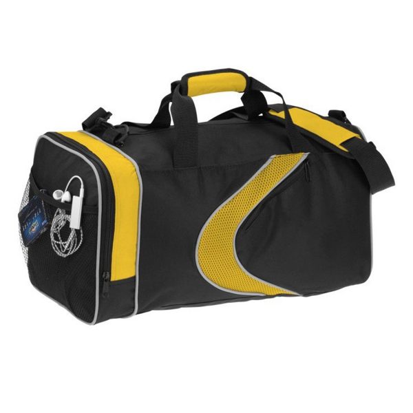 Two-Tone Polyester Wet Dry Separation Sports Duffel Bag