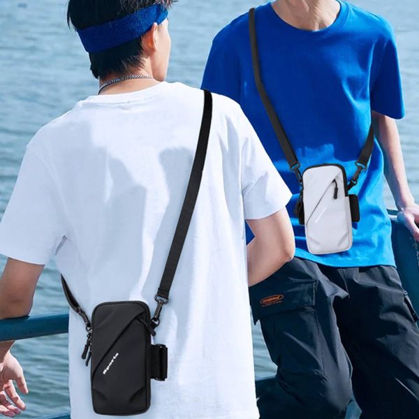 Phone Running Arm Pouch Crossbody Bag w/ Carabiner